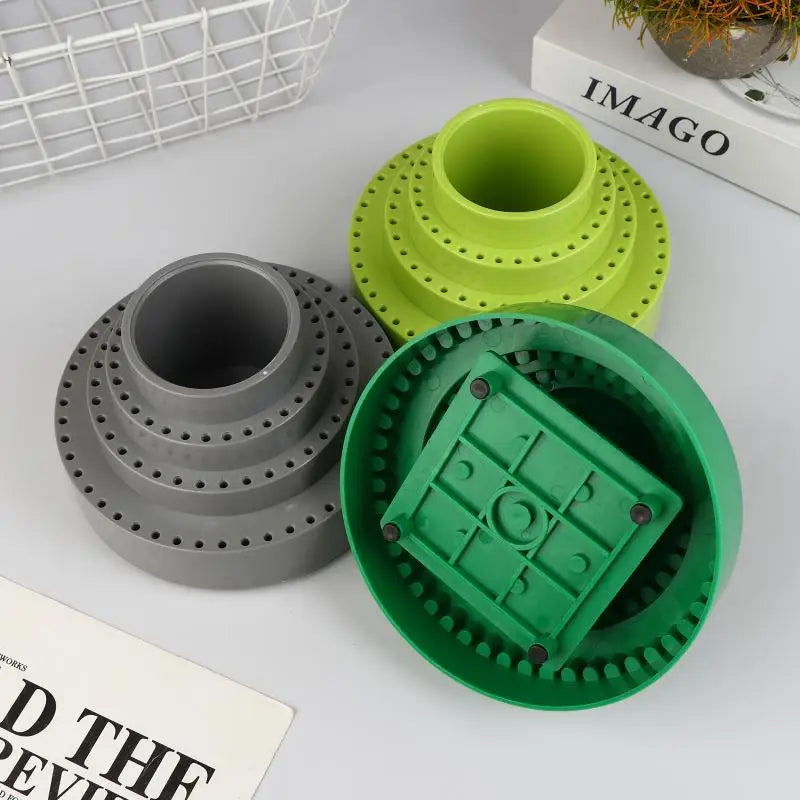 Rotary Round Shape Drill Bit Storage Case Tool Bit Holder 360°Rotating Box Grinding Tool Tip Stand Screwdriver Bit Holder▪