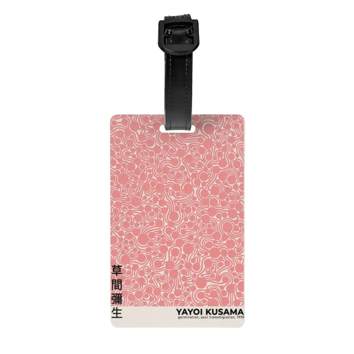 Custom Yayoi Kusama Abstract Painting Luggage Tag Privacy Protection Baggage Tags Travel Bag Labels Suitcase