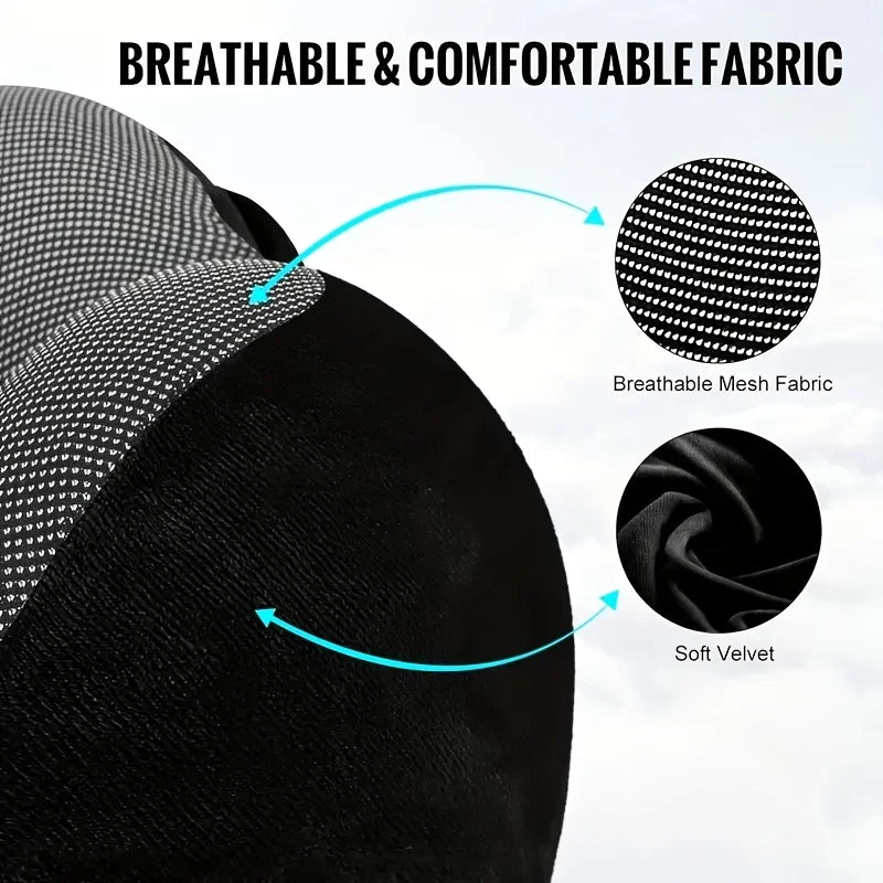 Memory Foam U-shaped Neck Pillow Neck Cushion Soft Neckrest Pad Portable Travel Pillow Cervical Healthcare Massage Neck Pillow