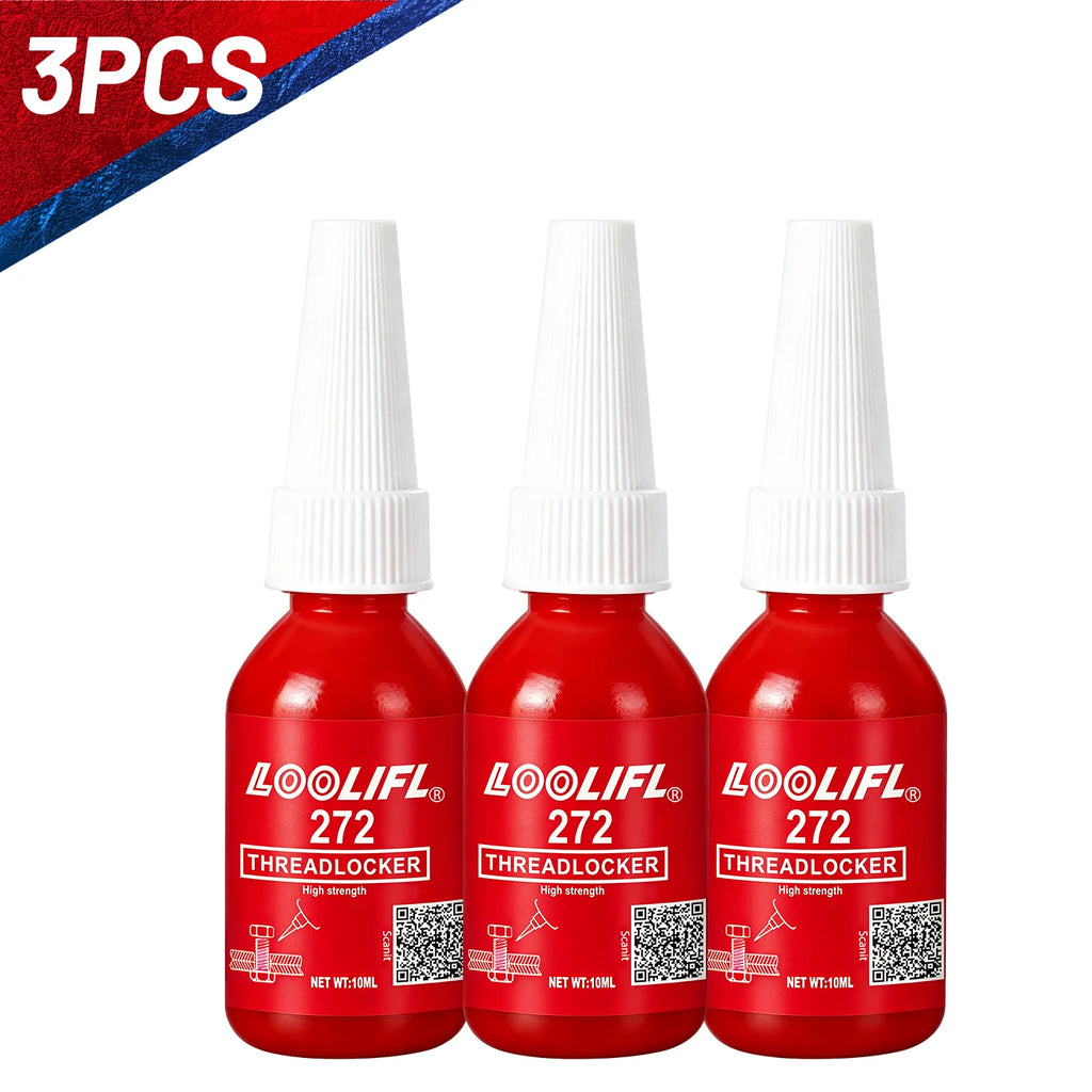 243 50ml Threadlocker Screw Glue Quickly Cured Thread Locking Agent Anaerobic Adhesive Corrosion-Resistant Anti-Loosening Glue