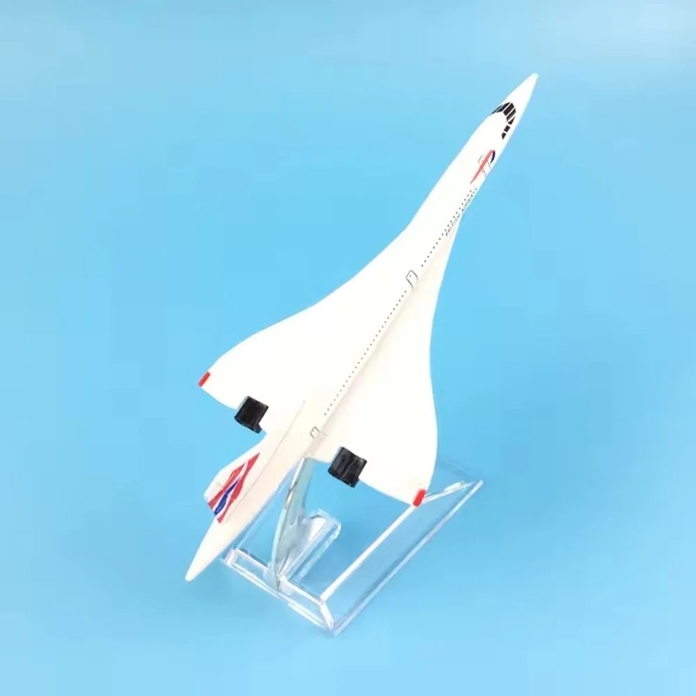 1:400 Scale 16cm Concorde British Airways Model Airliner Alloy Diecast Aviation Plane Model Toys Collection Home Decor Miniature