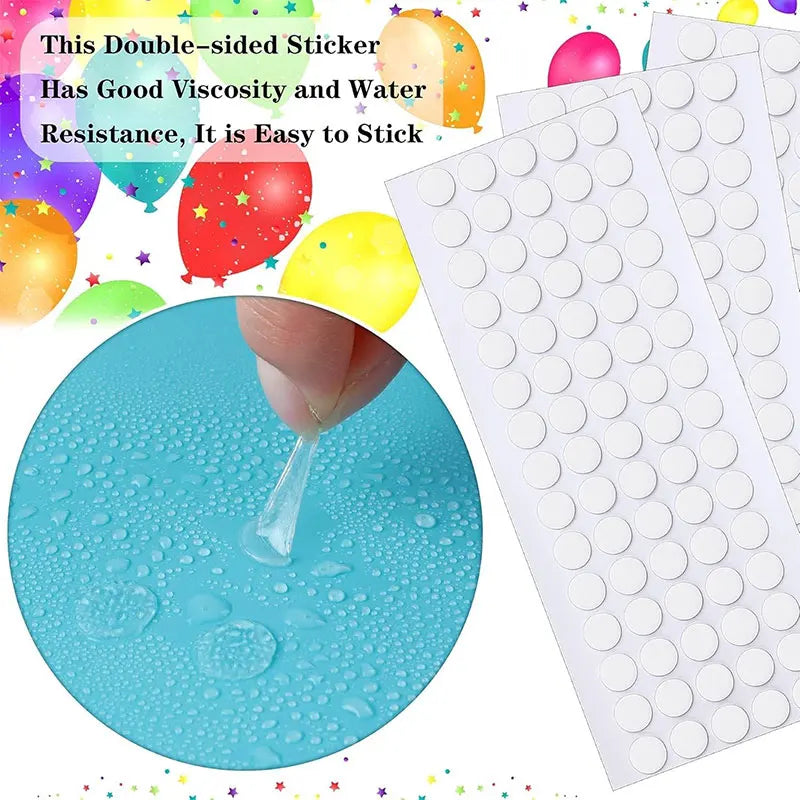 10-30MM Clear Sticky Tack Adhesive Poster Double Sided Sticky Dots Tape No Traces Adhesive Sticke for Festival Decoration