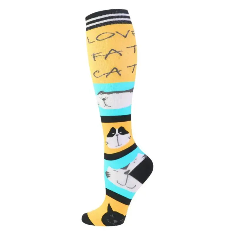 Compression Socks for Men and Women Medical Althetic Diabetes Varicose Veins Sports Socks for Running Cycling Travel Flight