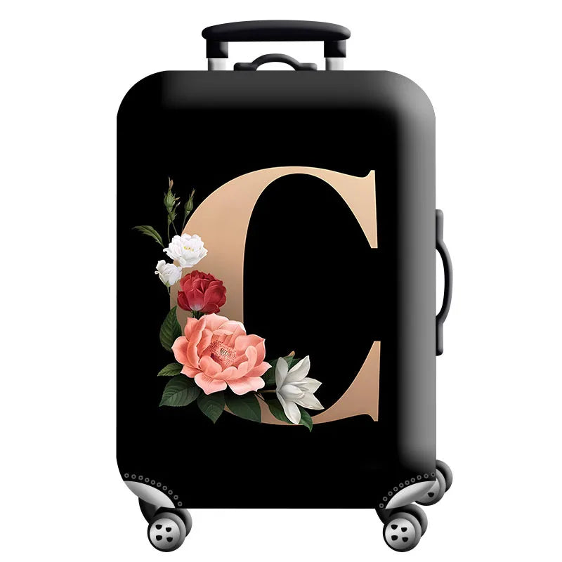 Luggage Cover Stretch Fabric Suitcase Protector Baggage Dust Case Cover Suitable for18-32 Inch Suitcase Case Travel Organizer