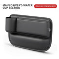 Car Seat Gap Water Cup Holder Leather Universal Crevice Side Storage Box Driver Front Auto Seat Gap Filler Organizer In the Car