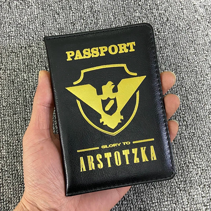 Passport Holder Pu Leather Covers for Passports Glory To Arstotzka
