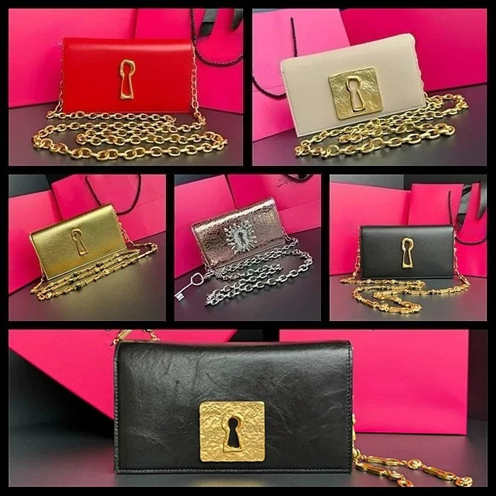 2026 New Genuine Leather High quality version of Devil's Eye Deluxe Bag Necklace Jewelry with box original package