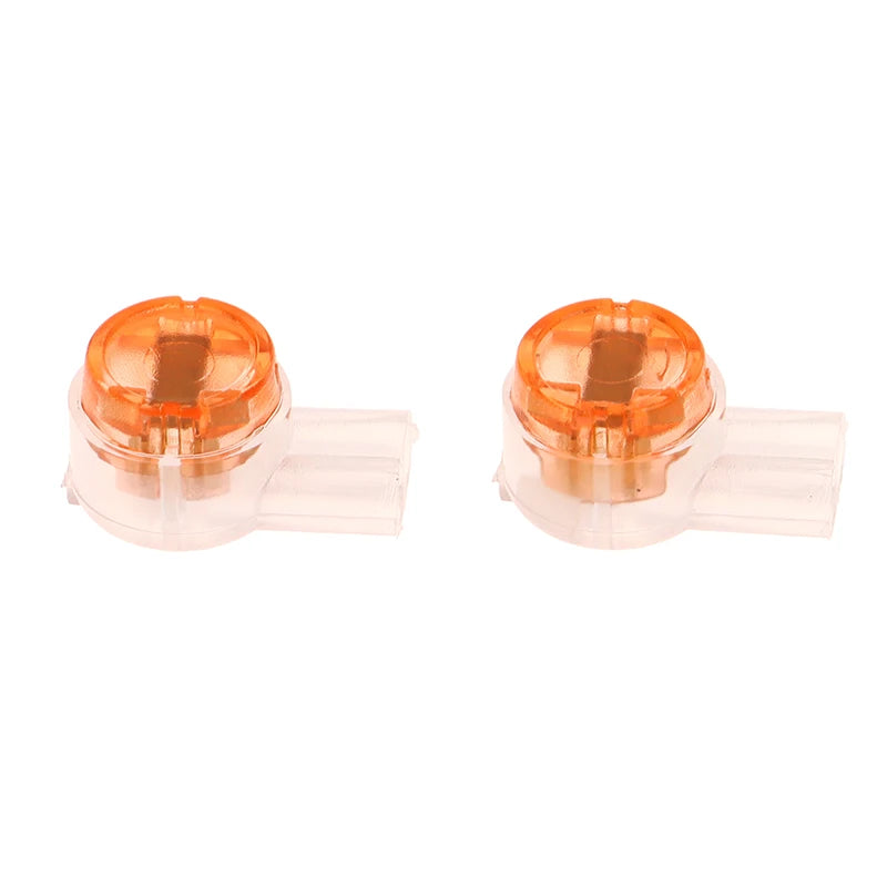 100Pcs K2 Wire Splice Connector Waterproof Uy Gel Filled Wire Button Connector Clear Phone Splice Network Cable Terminals