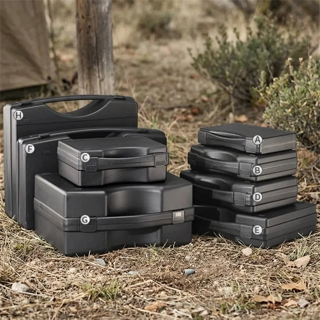 Multifunctional Hardware Toolbox, Portable Plastic Tool Case | Heavy-Duty Waterproof Instrument & Notebook Storage Box