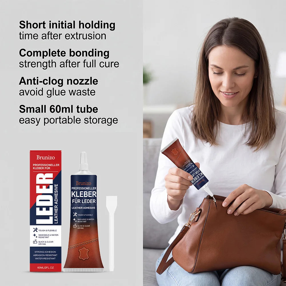 Extra Strong Leather Glue Waterproof Industrial Strength Leather Adhesive For Leather Handbag Repair For Upholsterys Repair