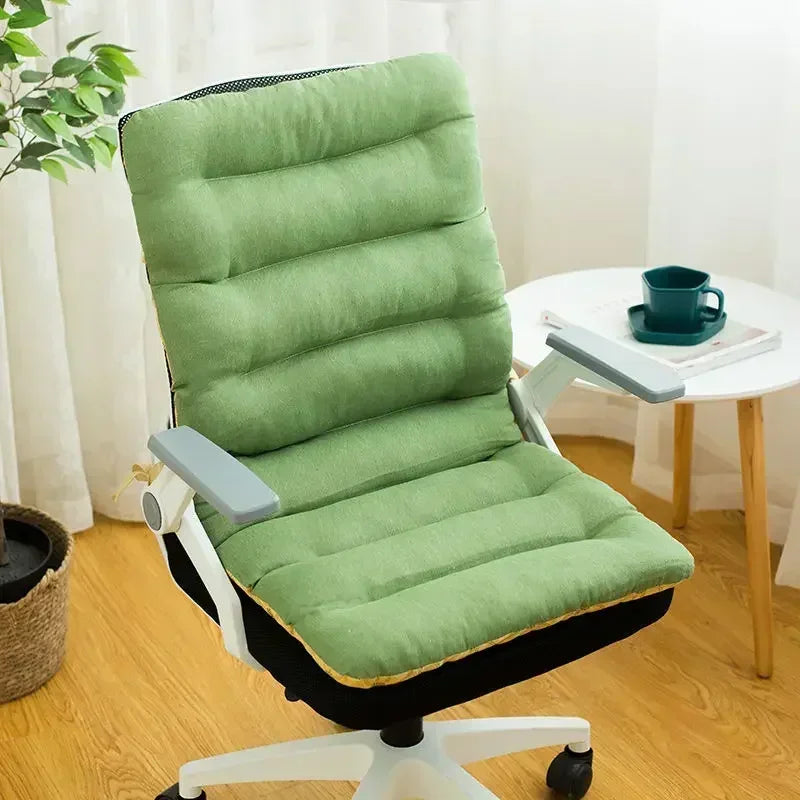 Thicken Soft Back Waist Pillow Student Stool Thickened Fart Cushion Home Garden Patio Lounger Hynde til siamesisk stol 샴 체어 쿠션
