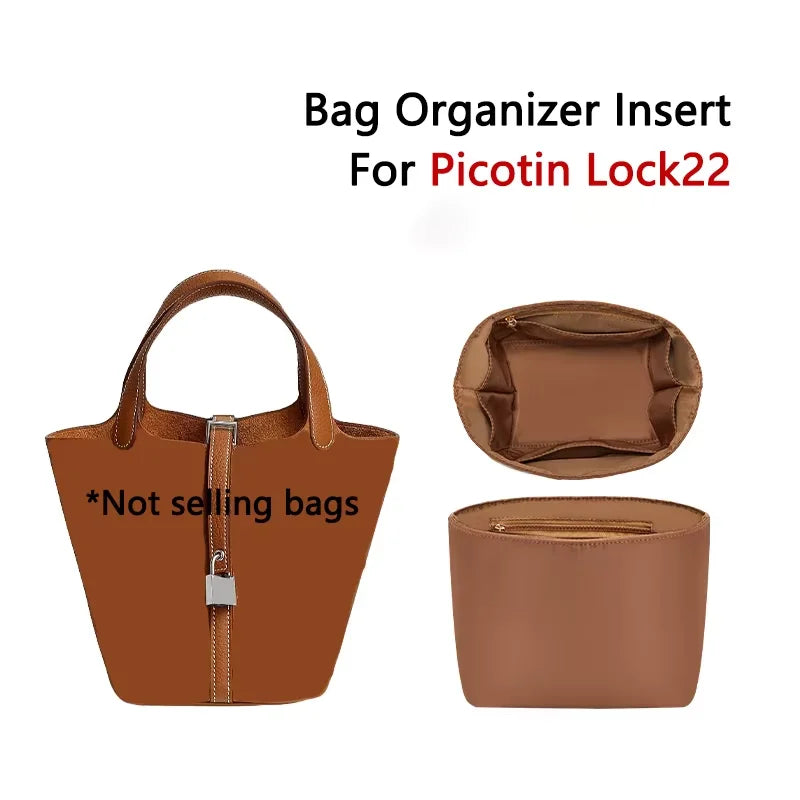 Lightweight Bag Organizer Insert For Picotin 18 22,Durable Storage Nylon Waterproof Bag Insert Bag Support Bag Accessories