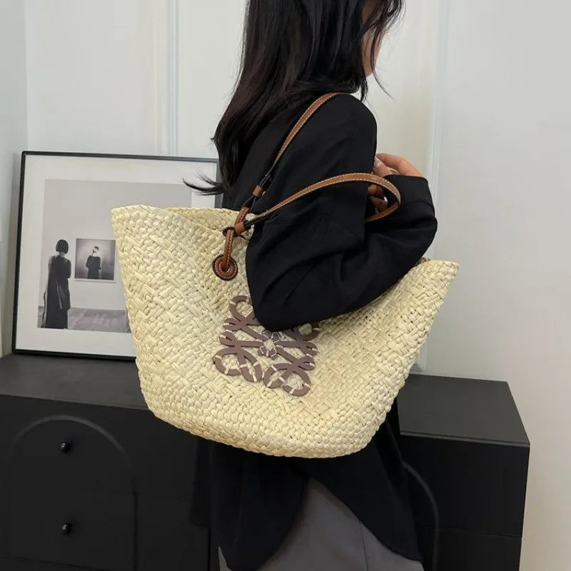 High-End Fashion Leather Tote Bag Women Handbag Designer Classic Shoulder Crossbody Purse Satchel Diaper Bag