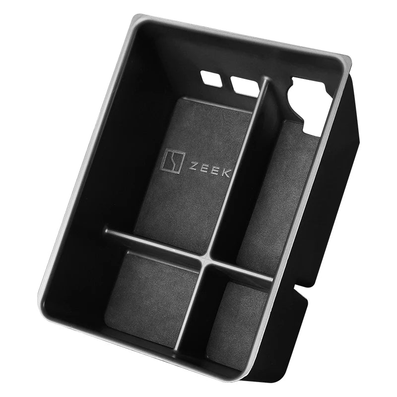 For ZEEKR 001 Center Control Storage Box Storage Box Shelf Armrest Box alcantara suede Interior Car Supplies
