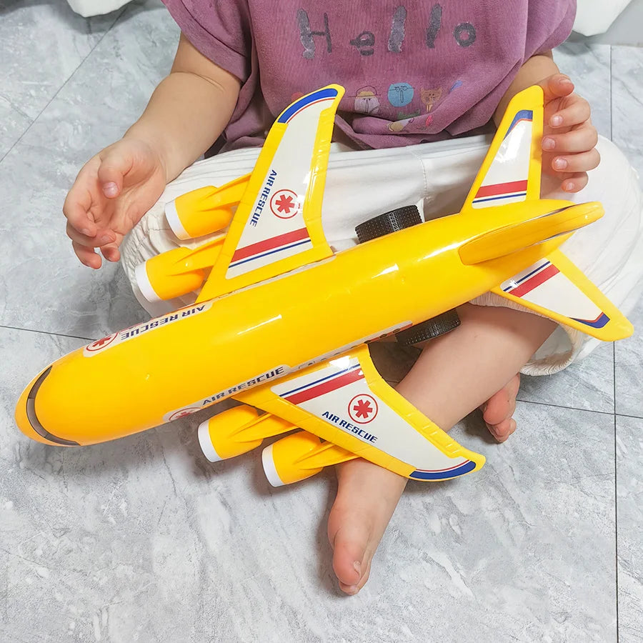 Children's large passenger plane toy, inertial airplane model, suitable as birthday gifts for boys and girls