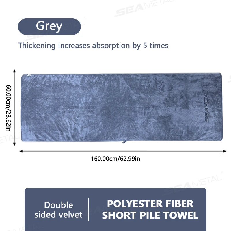 SEAMETAL Microfiber Towels Car Wash Drying Cloth Towel Double Sided Thickened Cloths Auto Detailing Care Cloth Home Clean Tools