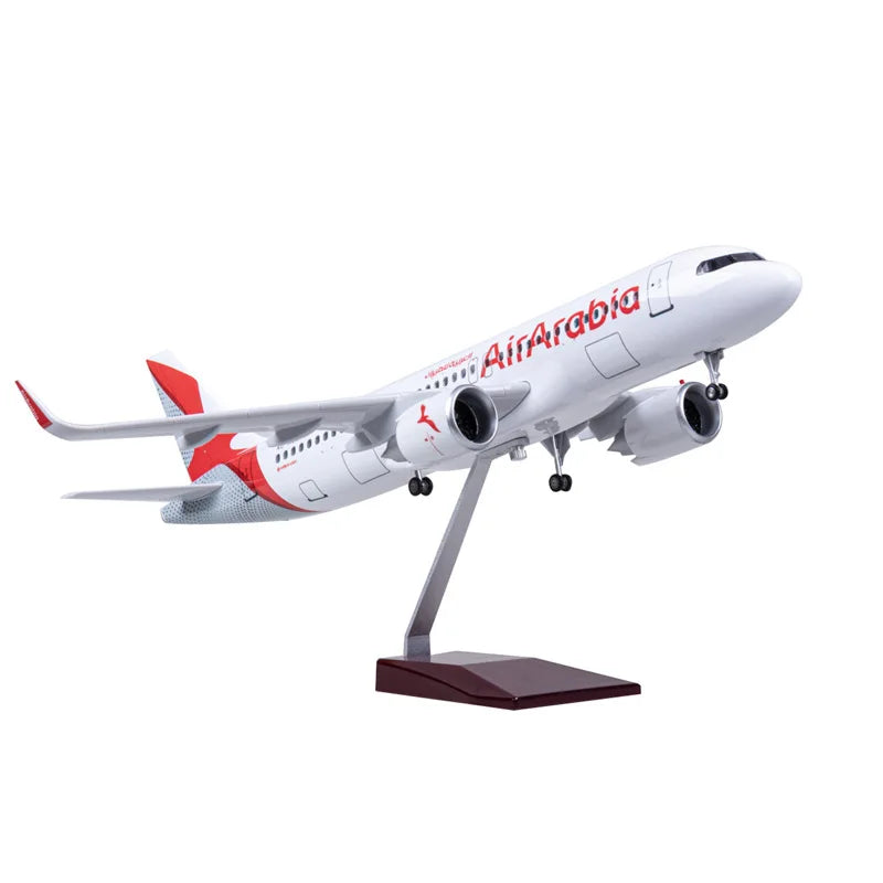47cm Model Airplanes A320NEO Series 1/80 Scale Aircraft Resin Toy Planes Aviation Miniature Souvenir Plane Toy Christmas Gifts