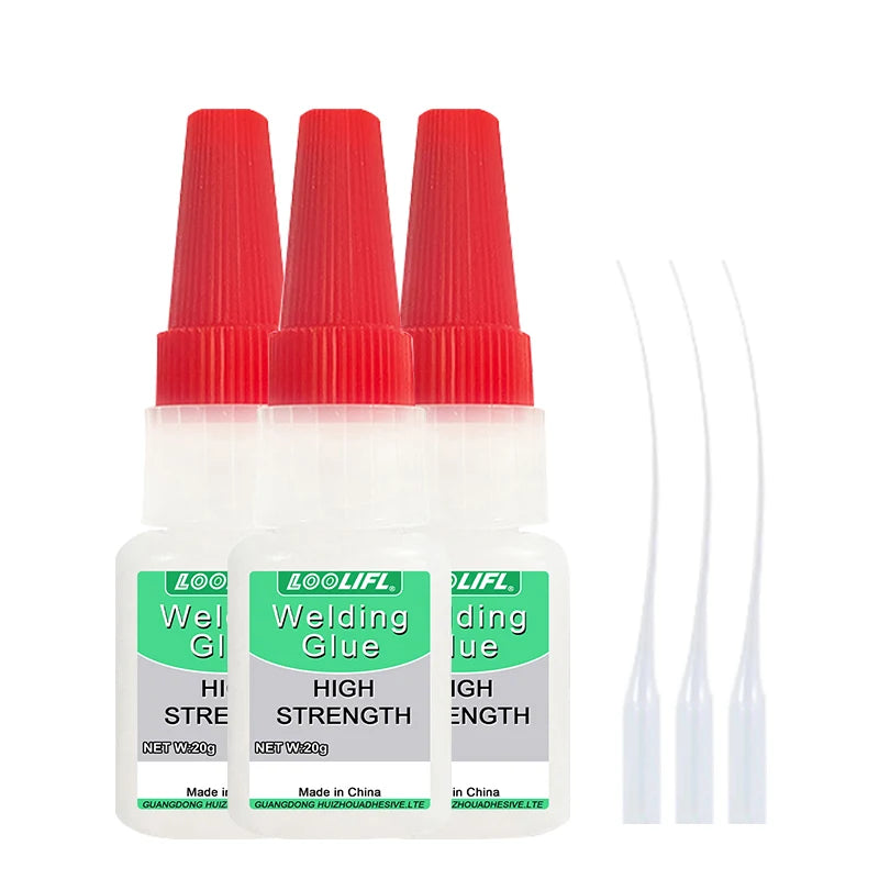 Super instant glue, strong transparent glue, used for plastic, metal, wood, pottery, leather, glass, rubber