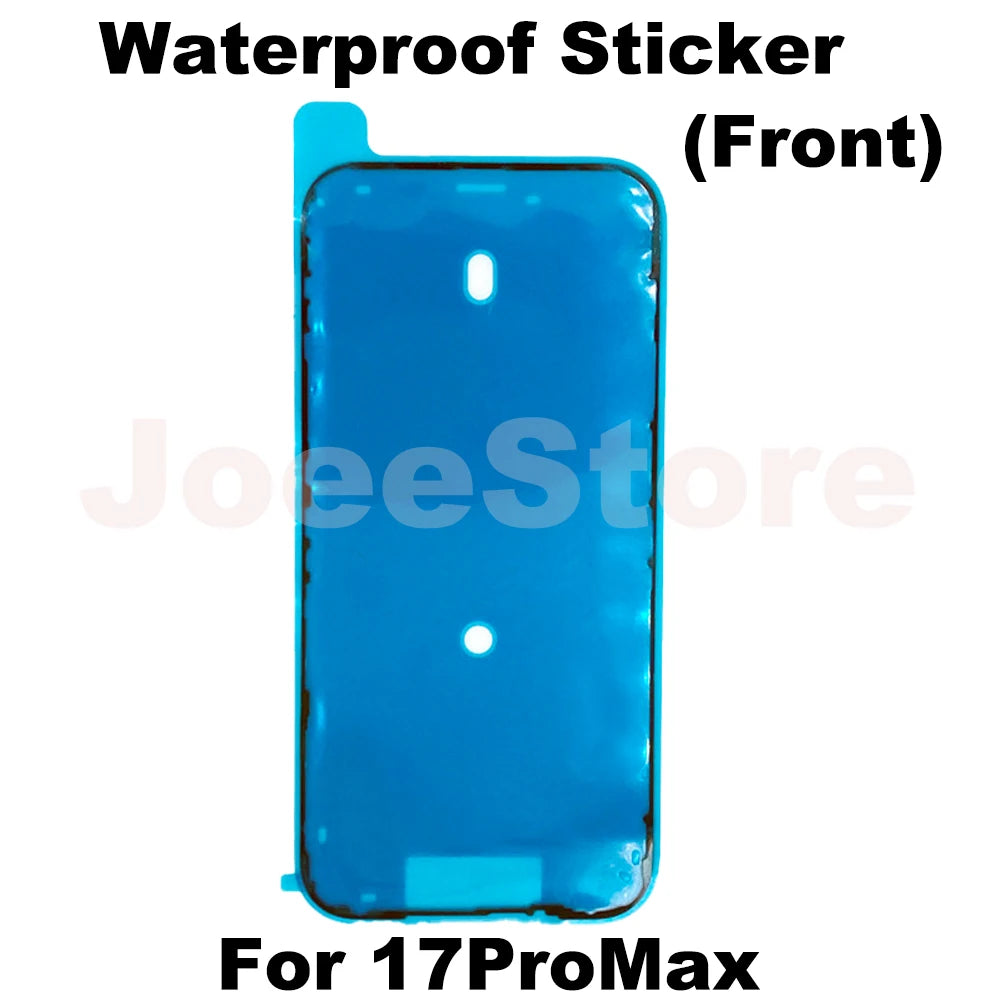 5pcs Waterproof Sticker for iPhone 17 17Pro 17ProMax 17Air Back Adhesive 3M Seal LCD Display Screen Frame Tape Glue Sticker Part
