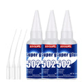 Loolifl 502 Ceramic Plastic Glass Metal Model, All Purpose Superglue for Crafts and Repairs,Clear Instant Cyanoacrylate Adhesive