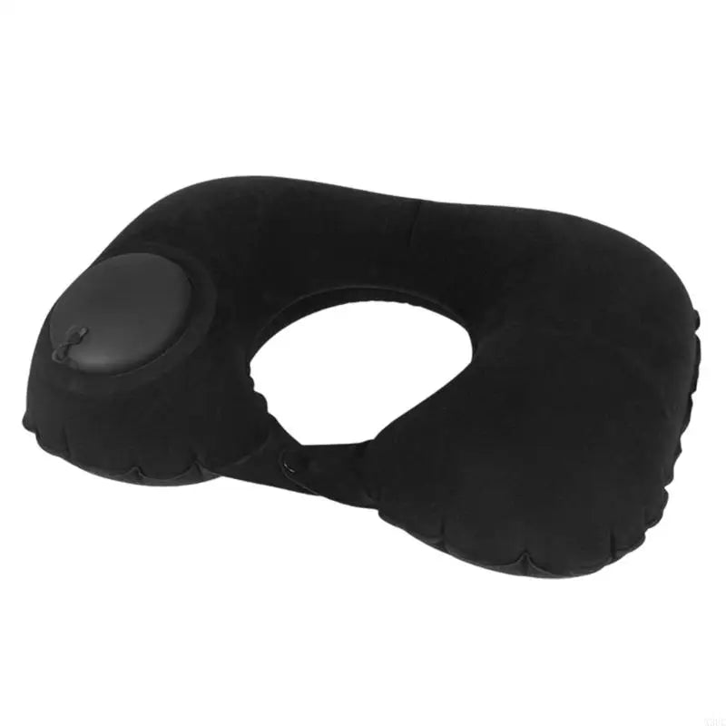 Inflatable Pillow for Cervical Support During Airplanes Car Ride and Rest Breaks Portable Easy Setups Designs X3UC