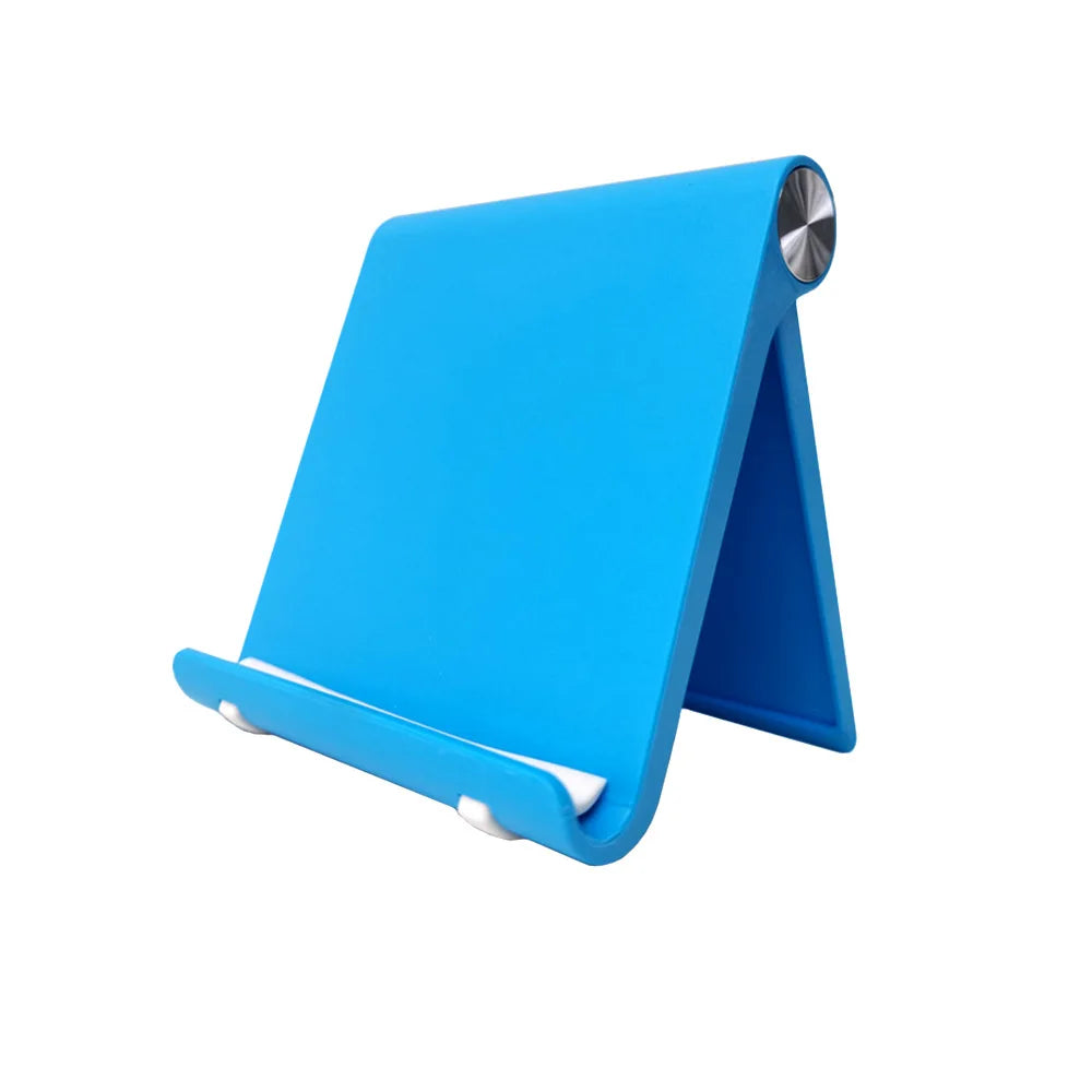 JavicTech Tablet Stand Holder Adjustable Portable Desktop Dock Office Compatible for iPad Pro iPhone 16 15 14 13 12 Black