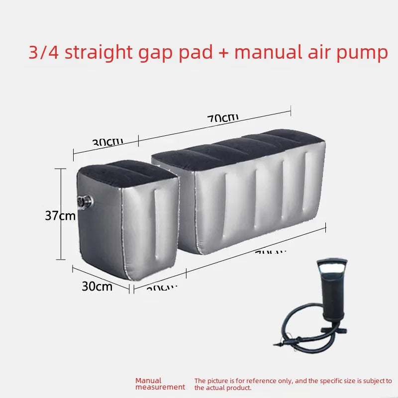 Inflatable Car Bed For Travel Suitable For Sedans Suvs Business Vehicles Rear Seat Sleeping Pad Footrest Filling Pad