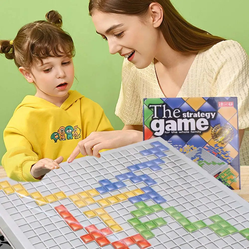 Squares Game Jigsaw Russia Puzzle block 4-Person Entertainment Strategy Game Blokus Board Family Fun Puzzle Blokus Board Game