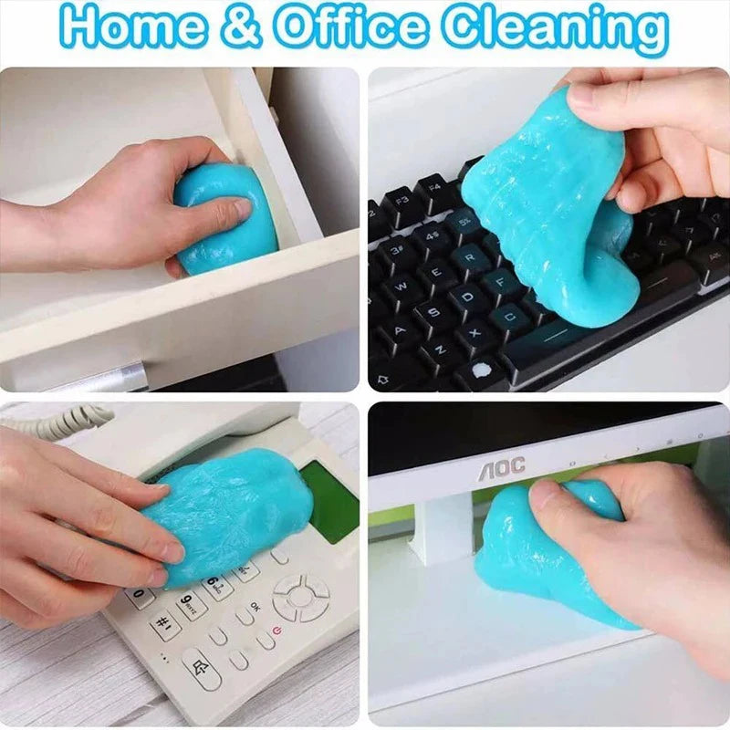 3PCS Car Cleaning Gel Air Vent Outlet Dashboard Laptop Cleaning Tool Wash Mud Dust Remover Dirt Clean Car Cleaning Accessories