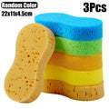1/2/3Pcs High-density Car Washing Sponges Large Honeycomb 8-shaped Sponges Block  Car Cleaning Waxing Tools Cleaning Accessories