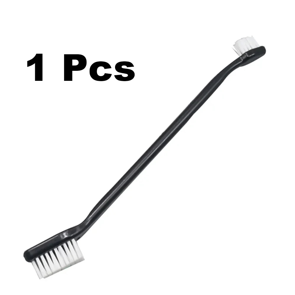 1~10 Pcs Car Double-head Detail Brush Hard Burrs Tire Wheel Brush Car Cleaning Crevice Brush Car Cleaning Tools