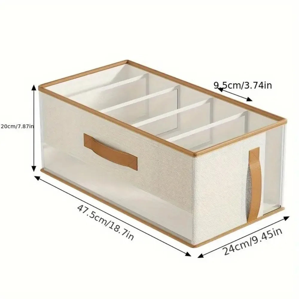 Clear Handbag Organizer For Closet Purse Storage Box Dustproof Divider With PU Leather Handles Space Saving Boutique Display