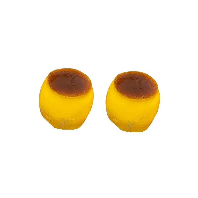 Crispy Sound Caramel Pudding Squeezing Toy Homemade DIY Handmade Squeeze Ball Non-rebound Stress Relieving Toy for Gift