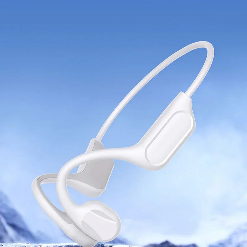 NEW IPX8 Sports Bone Conduction Bluetooth Earphones HiFi Sound Bluetooth 6.0 Wireless Headest with Mic for Swimming Running