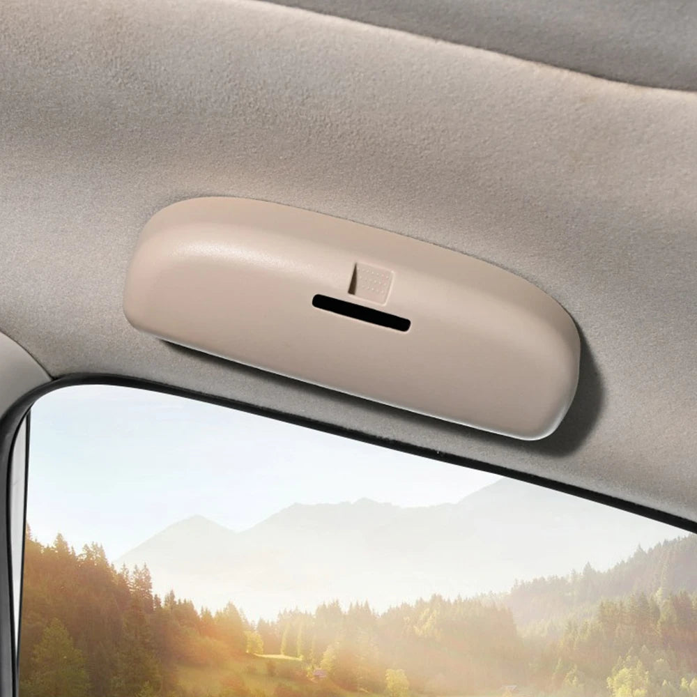 Car Glasses Case for Hyundai Tucson Elantra Verna Solaris IX30 IX35 Sonata for Ford Focus 2 3 Sunglasses Holder Eyeglasses Box