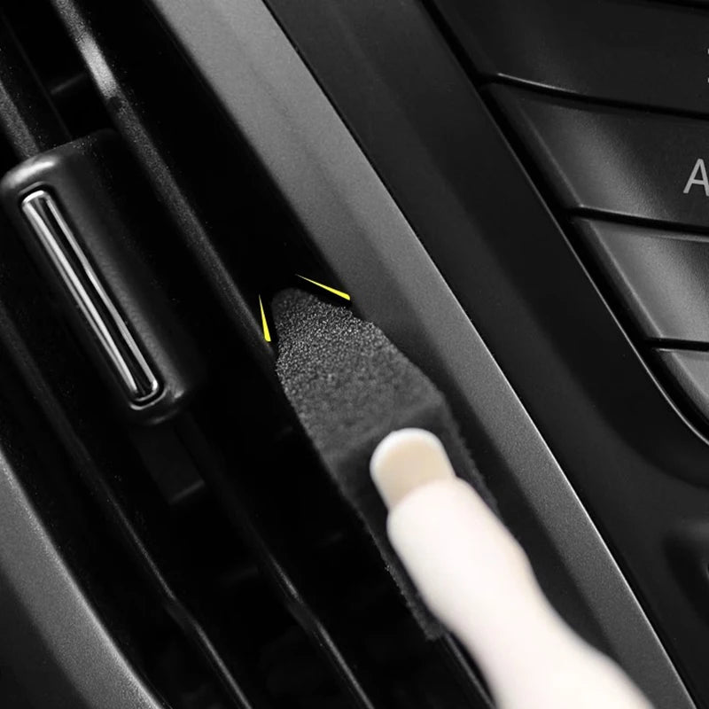 Car Air Conditioner Vent Cleaner Cleaning Brush Detailing Scrub Brushes Outlet Wash Duster Dust Removal Auto Interior Clean Tool