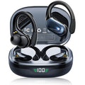 2026 New Sports Wireless Earphones with ENC Mics,Button Control,LED Power Display,Hifi Stereo Sound Bluetooth 5.4 TWS Headphones