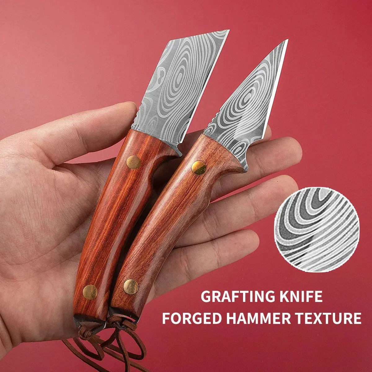 Mini  Steel Grafting Knife Budding Knife Garden Tool Multi-functional Knife Wood Grafting Tool