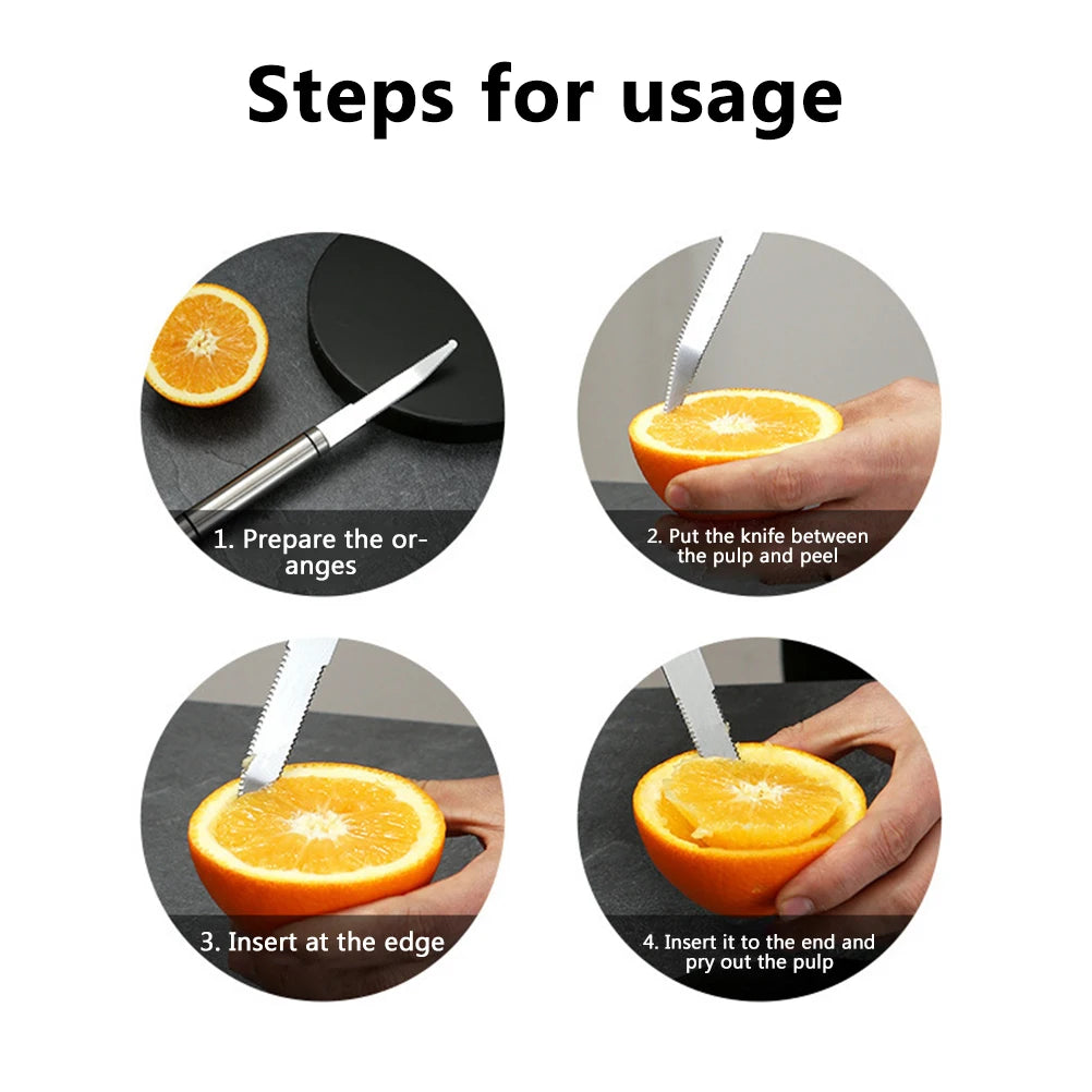 Orange Citrus Peeler Stainless Steel Grapefruit Fruit Cutter Household Kitchen Peeling Tools
