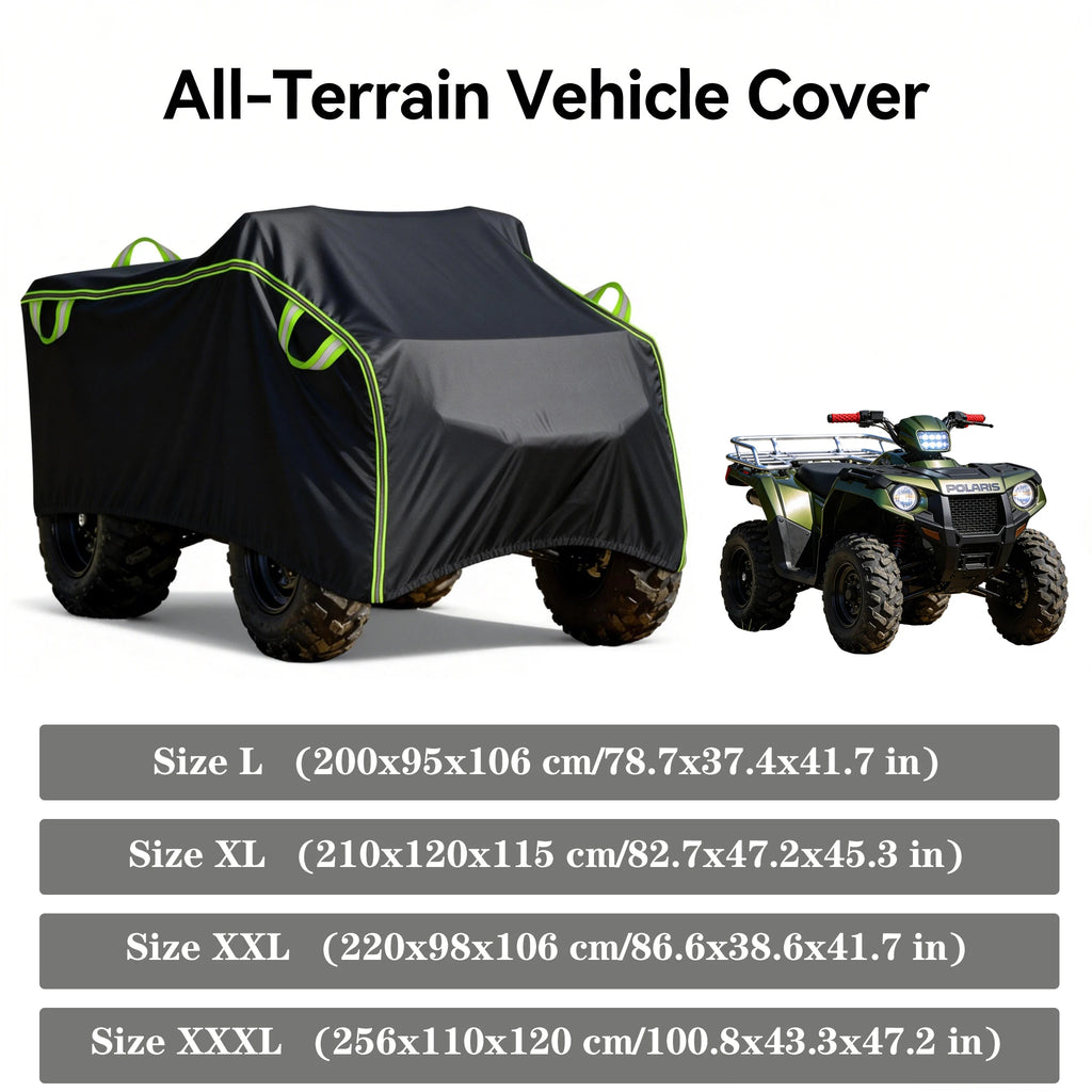 Quad Bike ATV Cover Universal Dust UV Protector for Motorcycle Scooter Kart Motorbike for Polaris Hisun Yamaha Can-Am CFMOTO