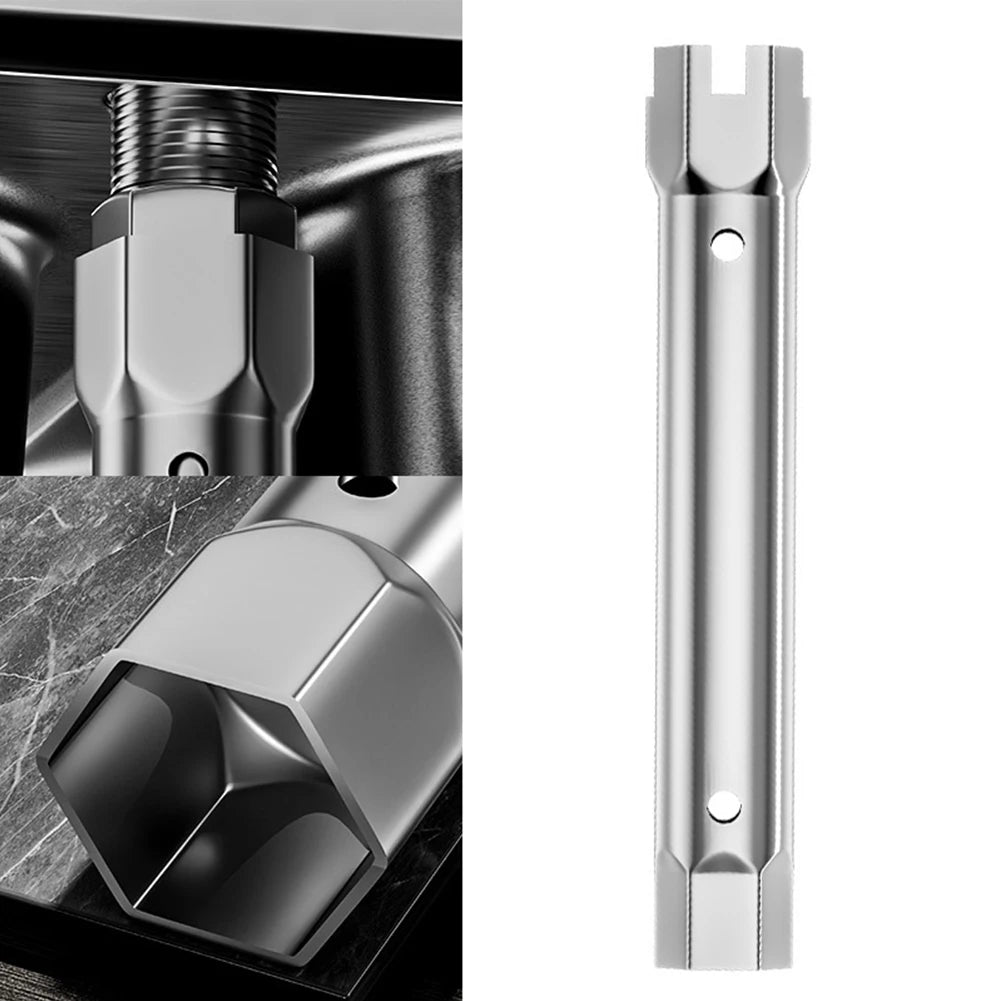 Shower Valve Socket Wrench Plumber Socket Wrench 23-27mm 34-40mm Double-Ended Tubular Spanner Tap Installation Wrench