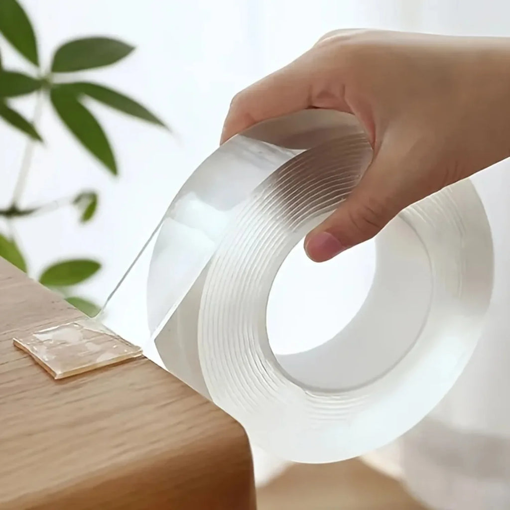 1-10M Double Contact Nano Tape Powerful Extra Strong Sided Adhesive for Kitchen and Bathroom Waterproof and Cleanable Tool