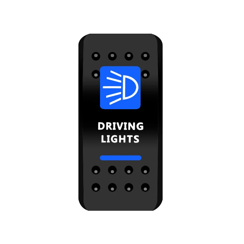 BANDC Rocker Switch Cover (No Switch) Anchor Bilge Pump Labels Cap for Car RV Marine Dash Panel Boat Accessories Carling Switch
