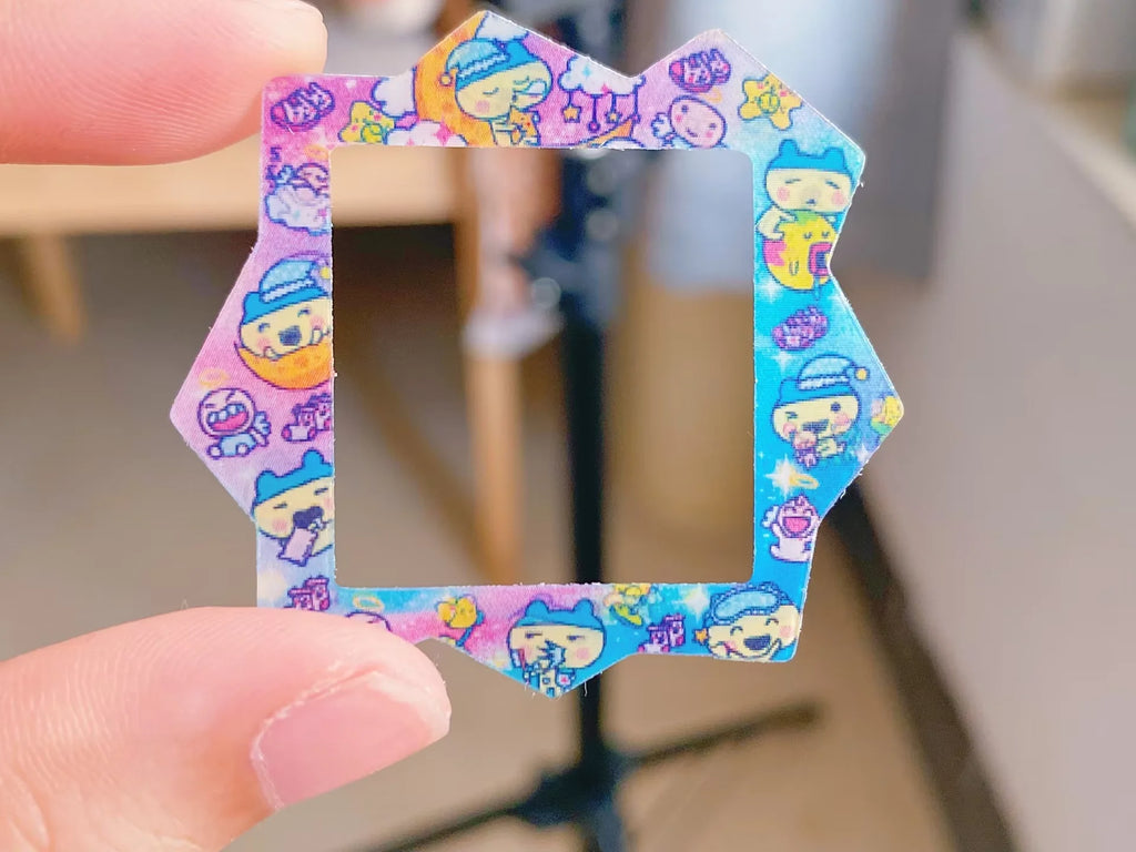 IN STOCK Cannot Be Past Dynamic Lenticular Tamagotchi Paradise Cartoon Characters Diy Handmade Panel Paper And Backboard Paper