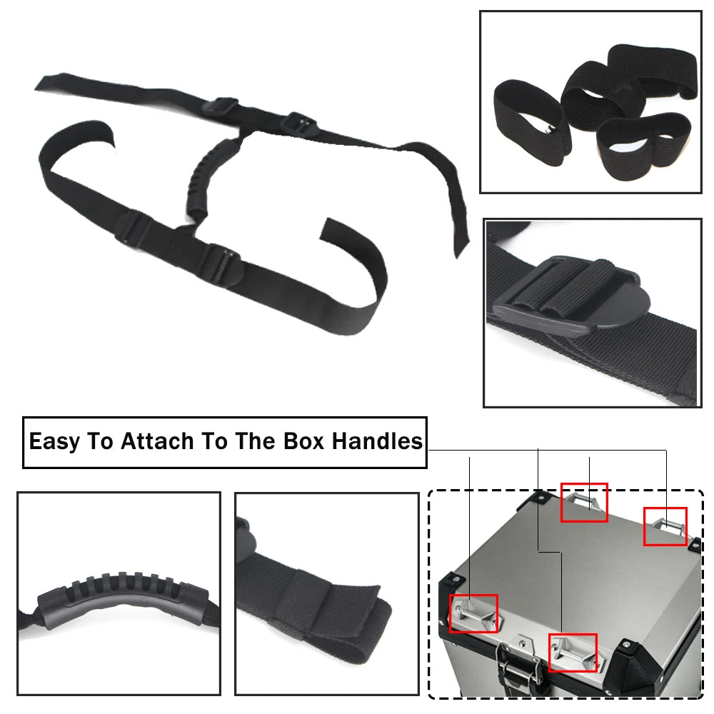 Universal Luggage Case Belt For BMW R1200GS R1250GS Adv F900GS F850GS F750GS G310GS F800GS F700GS F650GS S1000XR R1200GSA G310GS