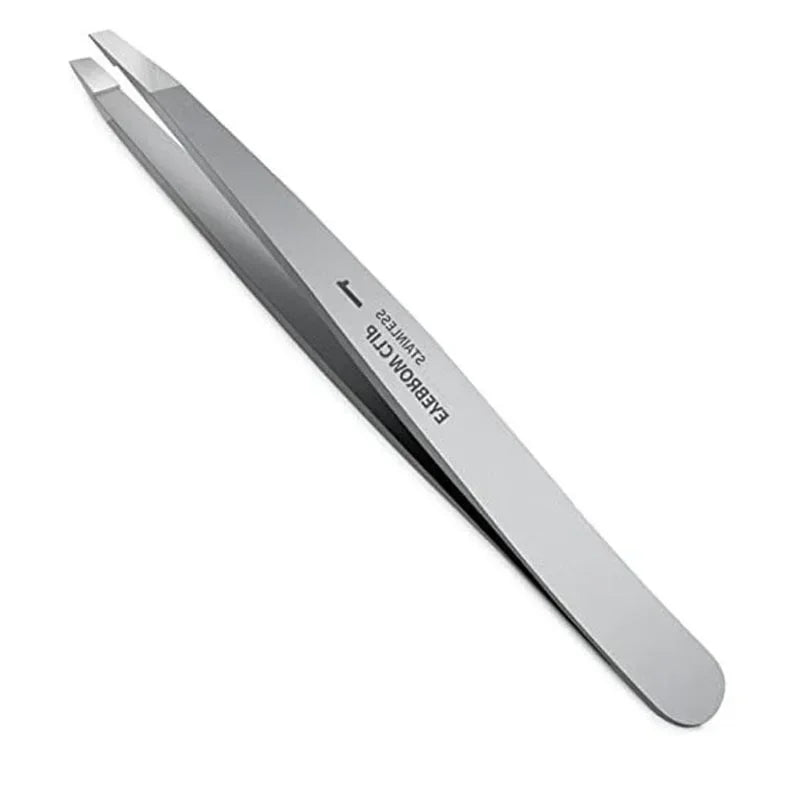 Hair Removal Makeup Tools Eyebrow Tweezer Stainless Steel Oblique Eye Brow Clips Eyelashes Extension Double Eyelid Tools Beauty