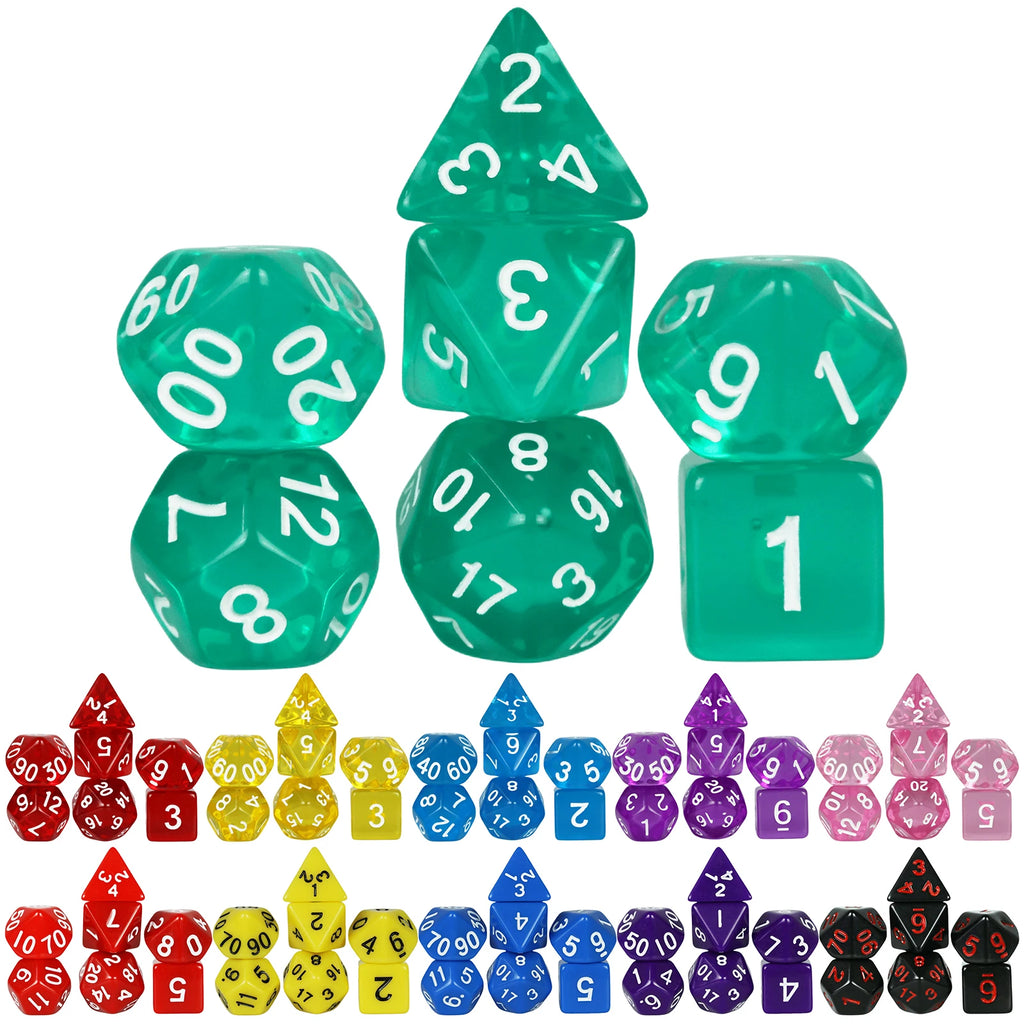 Dices For Gaming Cubes For DND High Quality Dice Set Perfect Finish 25 Different Colours Available For Board Games DND RPG Games