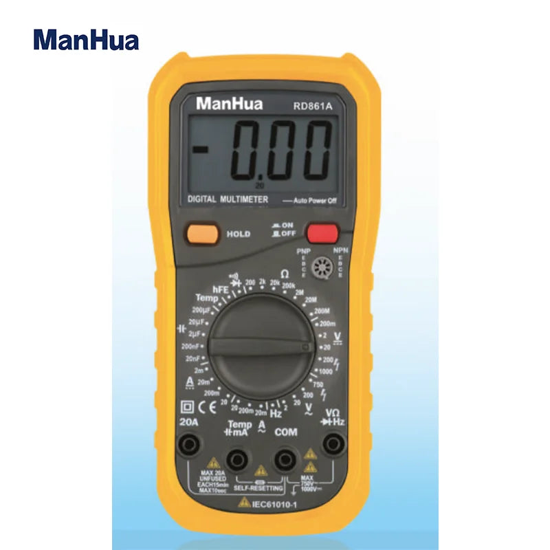 Digital Multimeter RD862 DC AC Voltage Diode Freguency Multifunction Volt Test Professional Current Voltmeter Ammeter Meter