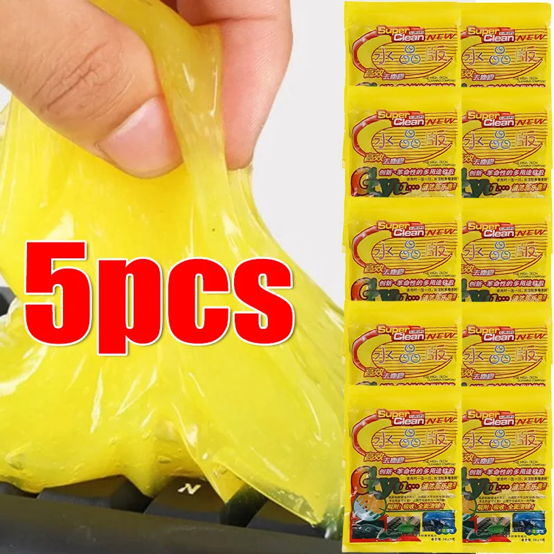 Car Cleaning Gel  Interior Detail Keyboard Electronics for Cleaning Gel Reusable Sticky Putty Air Vent & Dashboard Dust Removal