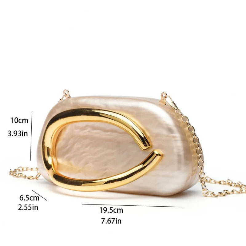 Acrylic bag, evening bag, clutch bag, shoulder bag, crossbody bag, wedding cheongsam fashion women's bag